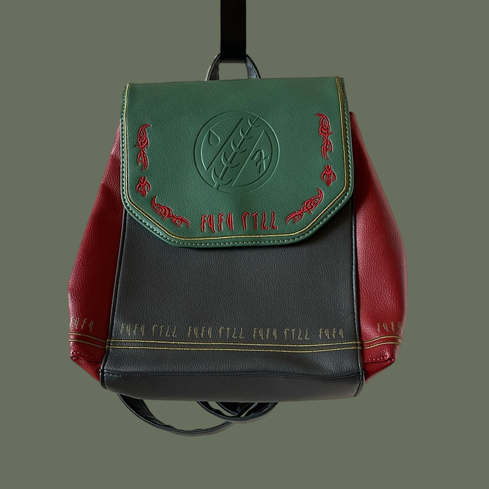 Danielle Nicole Star Wars Boba Fett Embroidered Mini Backpack